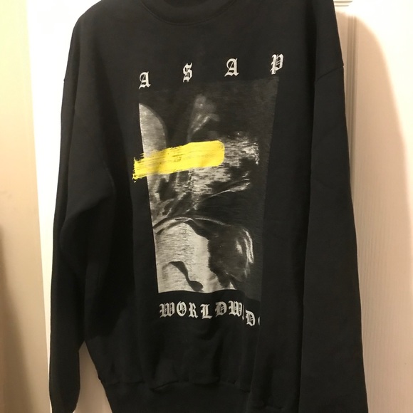 A$AP WORLDWIDE- Flowers Crew Neck Sweatshirt - Picture 2 of 10